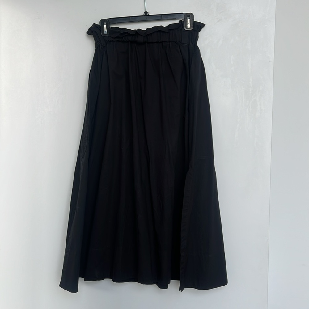 Everlane Easy Button-front Poplin Skirt - Picture 7 of 7